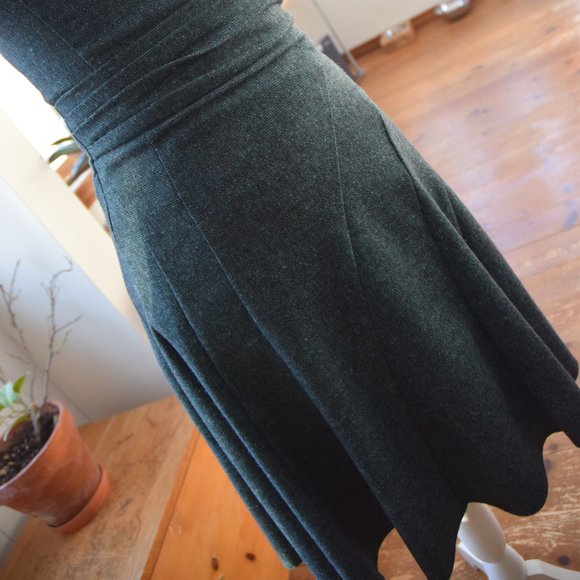 Swirl blue-green dress - Picture 4 of 8